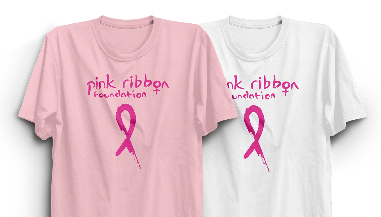 Official Pink Ribbon Foundation t-shirts