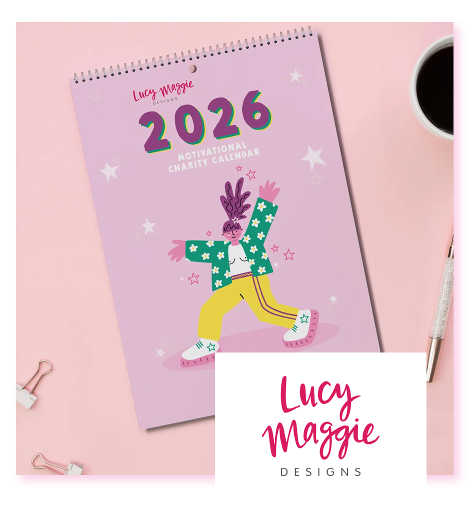 Lucy Maggie Designs - 2026 Motivational Illustrated Calendar