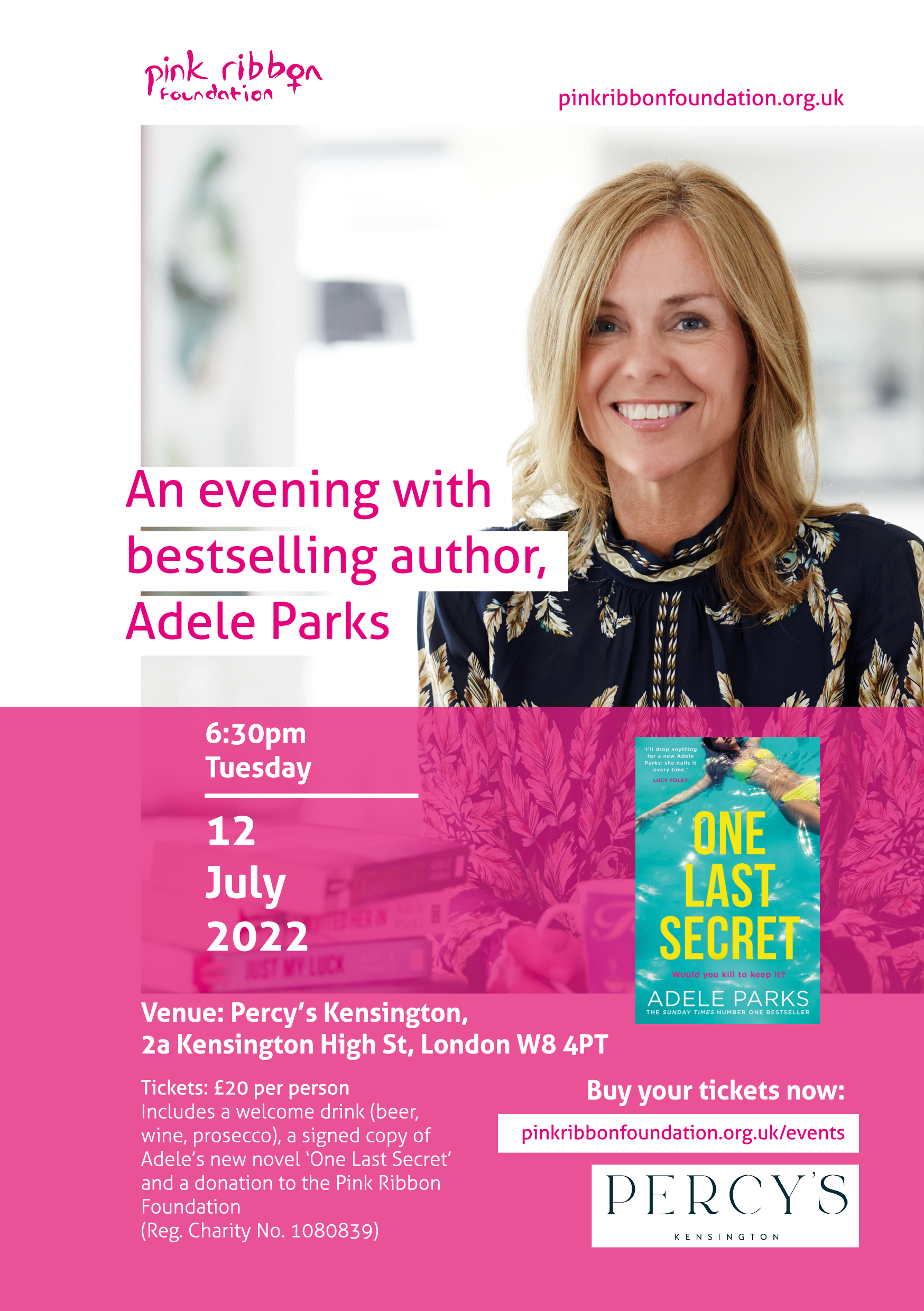 Book event - Adele Parks book launch in London
