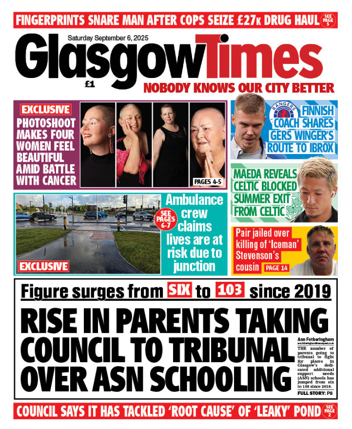 BOLD stories spotlighted in the Glasgow Times