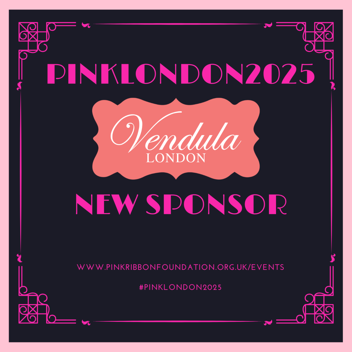 PINKLondon 2025 new sponsor