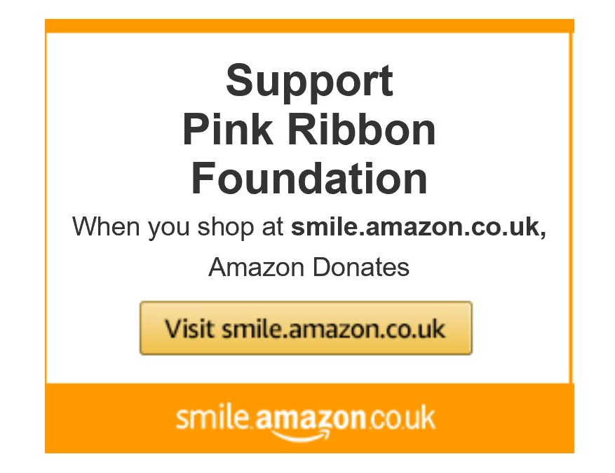 Shop AmazonSmile and donate to the Pink Ribbon Foundation