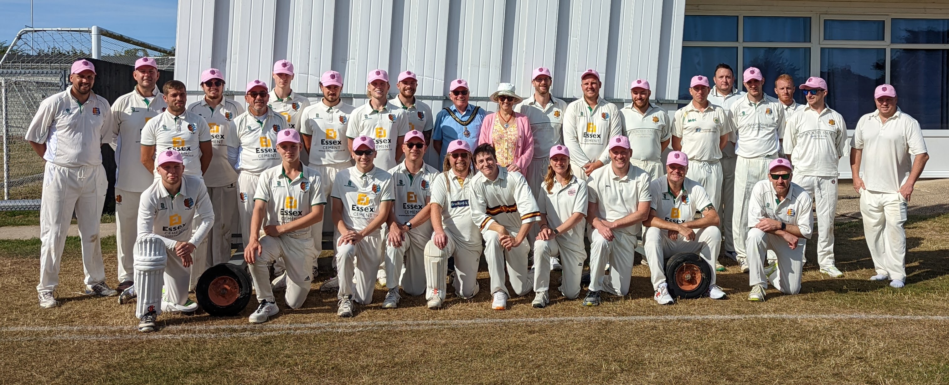 Brightlingsea Cricket Club in the Pink