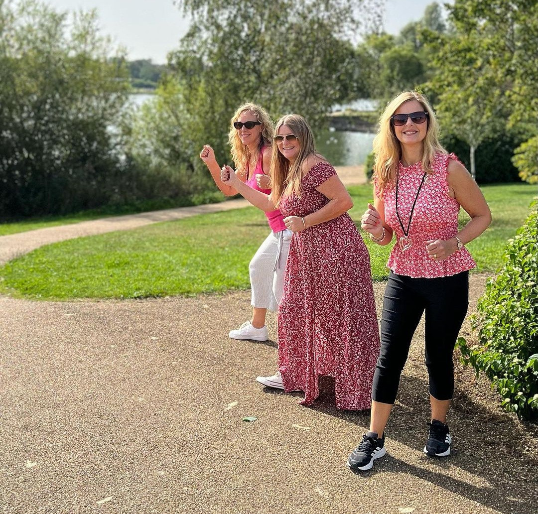 Sponsored walk on hottest day of the year